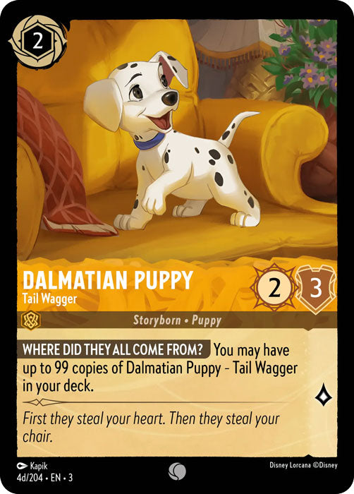 Dalmatian Puppy - Tail Wagger (4d/204) 