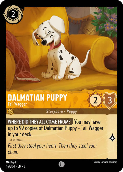 Dalmatian Puppy - Tail Wagger (4e/204) 