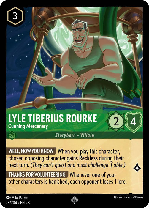 Lyle Tiberius Rourke - Cunning Mercenary 