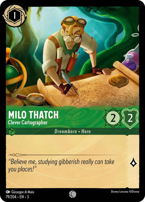 Milo Thatch - Clever Cartographer 