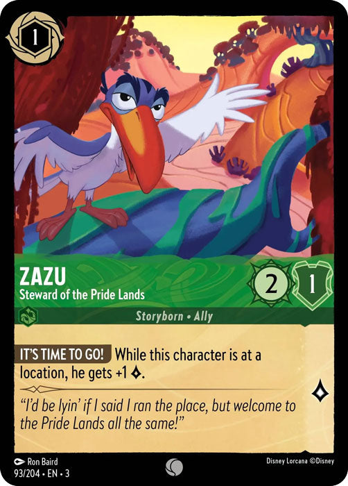 Zazu - Steward of the Pride Lands 