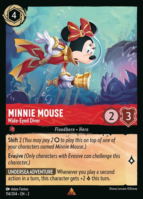 Minnie Mouse - Wide-Eyed Diver 