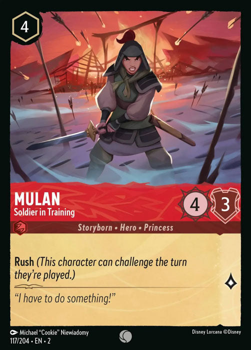 Mulan - Soldier in Training 