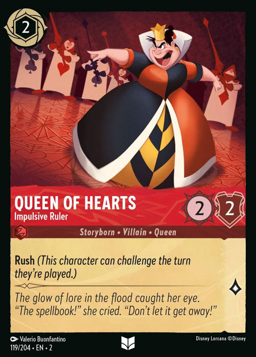 Queen of Hearts - Impulsive Ruler 