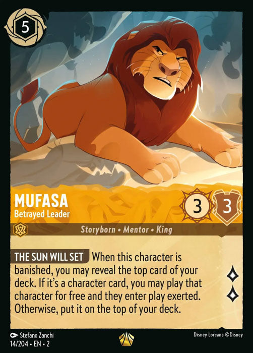 Mufasa - Betrayed Leader 