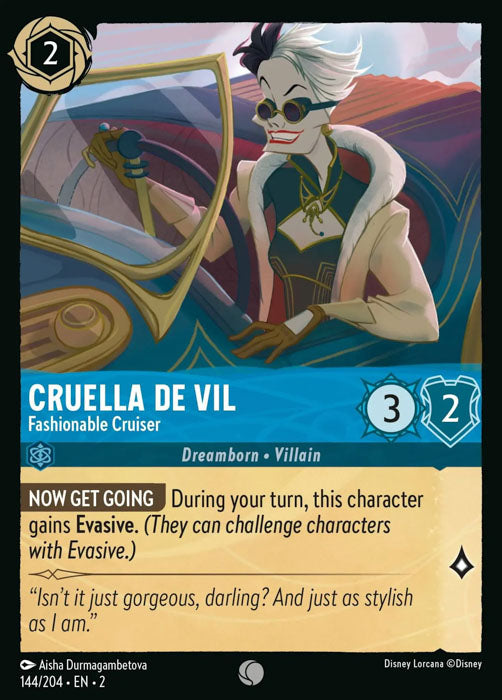 Cruella De Vil - Fashionable Cruiser 