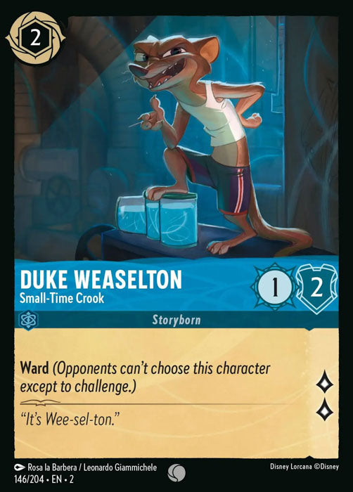 Duke Weaselton - Small-Time Crook 