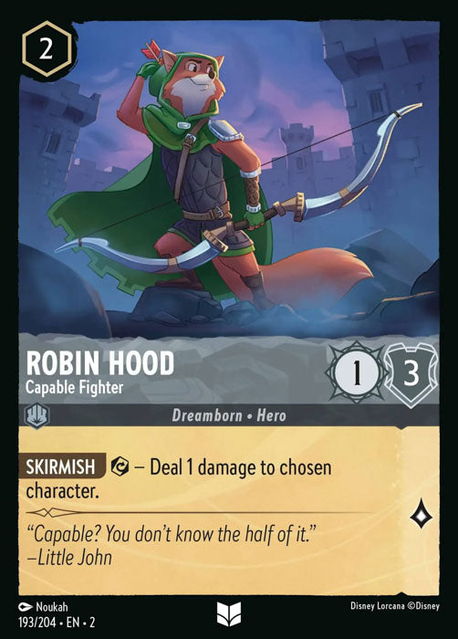 Robin Hood - Capable Fighter 