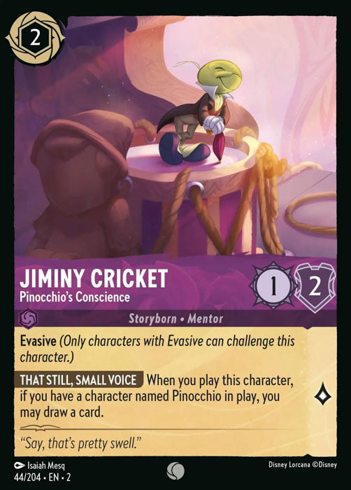 Jiminy Cricket - Pinocchio's Conscience 