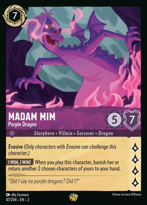 Madam Mim - Purple Dragon 