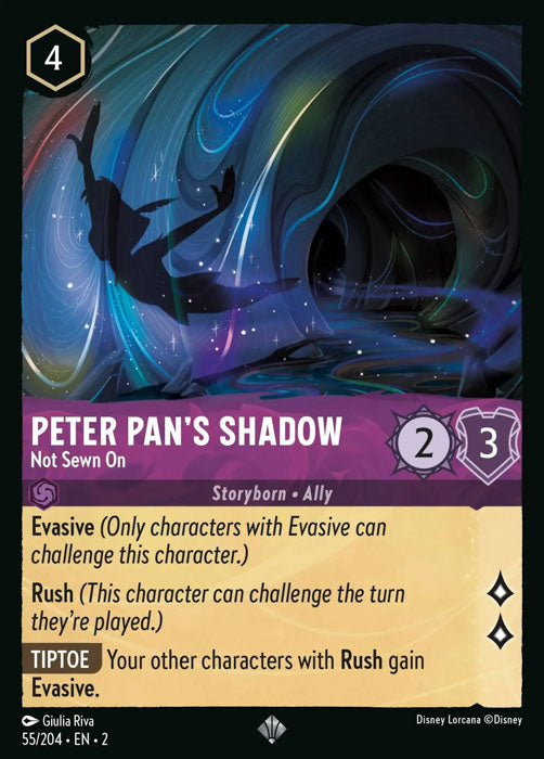 Peter Pan's Shadow - Not Sewn On 