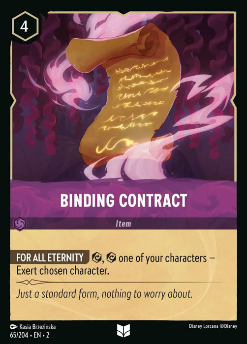 Binding Contract 