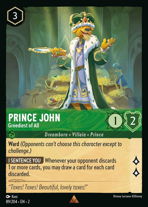 Prince John - Greediest of All 