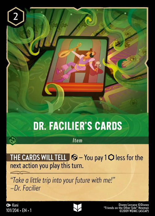 Dr. Facilier's Cards 