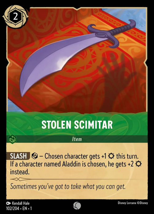 Stolen Scimitar 