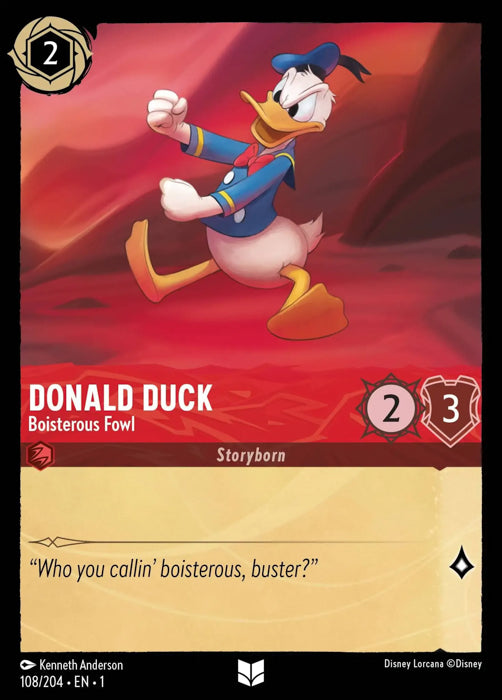 Donald Duck - Boisterous Fowl 