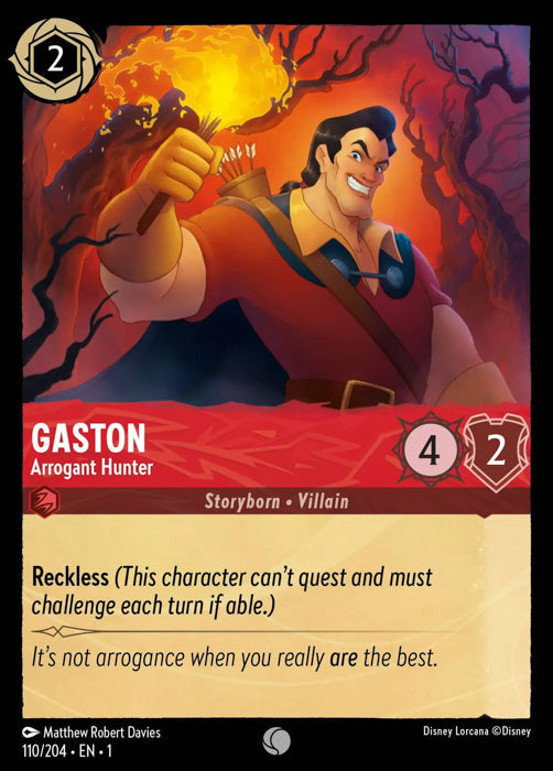 Gaston - Arrogant Hunter 