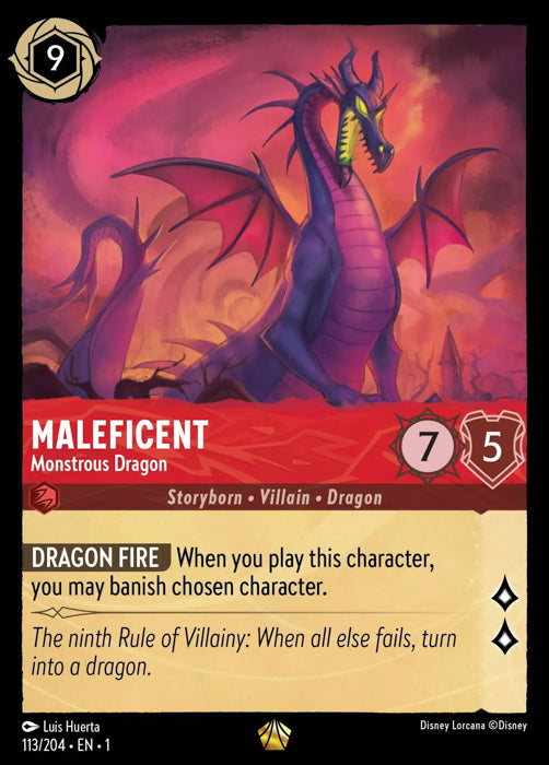 Maleficent - Monstrous Dragon 