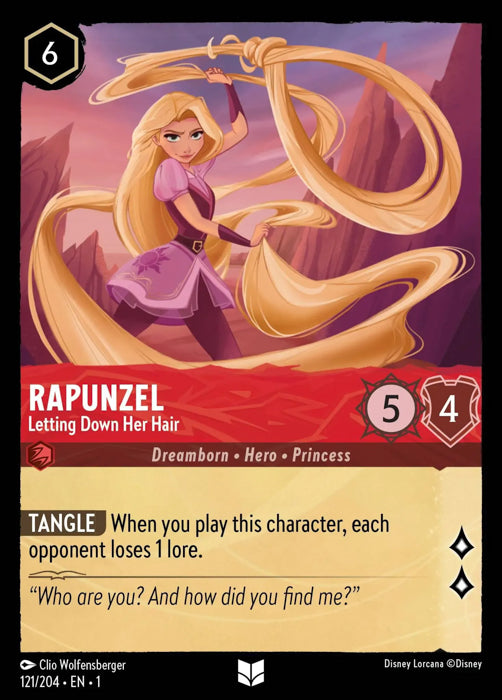 Rapunzel - Letting Down Her Hair 