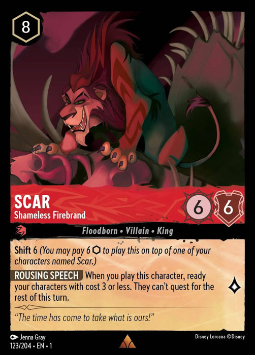 Scar - Shameless Firebrand 