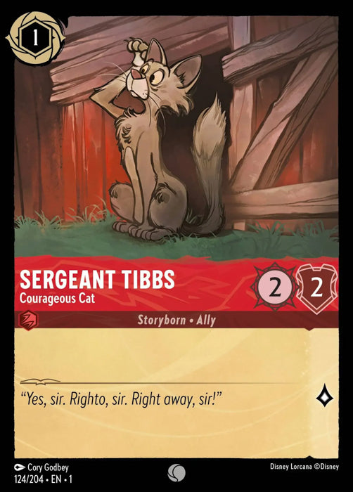 Sergeant Tibbs - Courageous Cat 