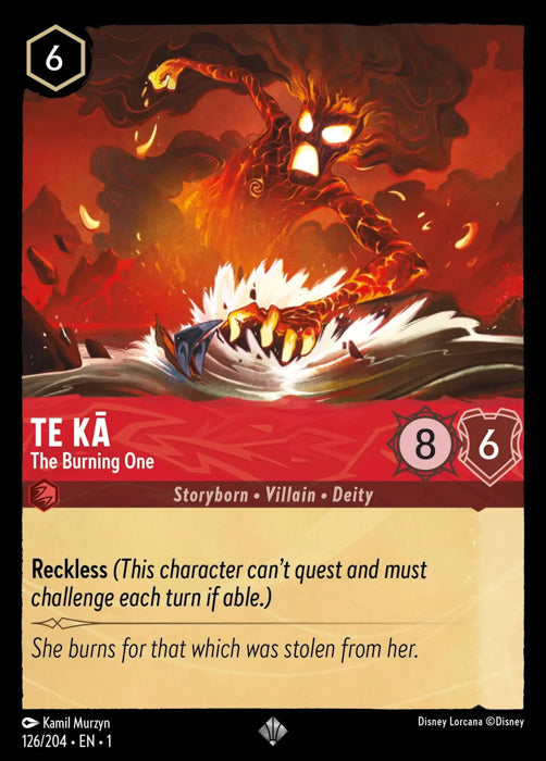 Te Ka - The Burning One 