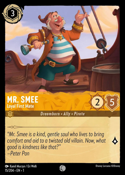 Mr. Smee - Loyal First Mate 