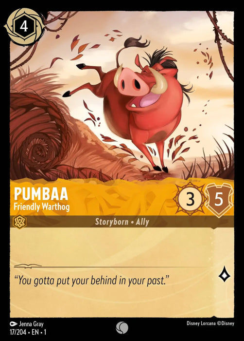 Pumbaa - Friendly Warthog 