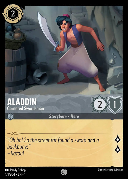 Aladdin - Cornered Swordsman 