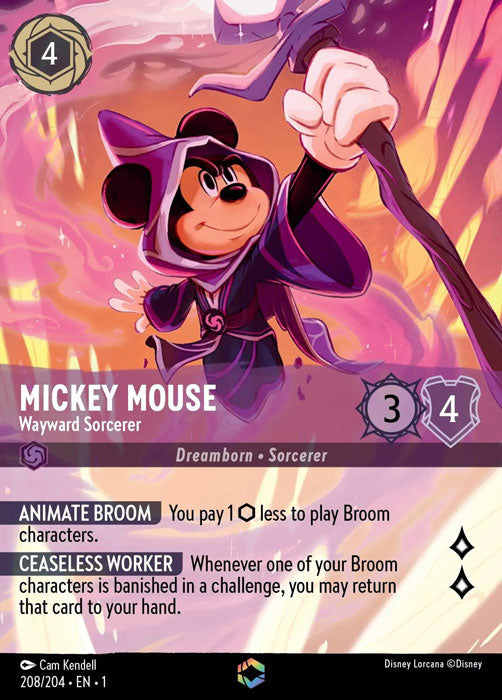 Mickey Mouse - Wayward Sorcerer (Alternate Art) 