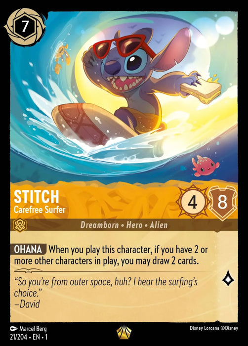 Stitch - Carefree Surfer 