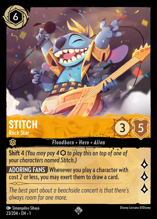 Stitch - Rock Star 