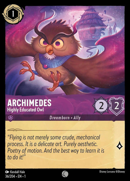 Archimedes - Highly Educated Owl 