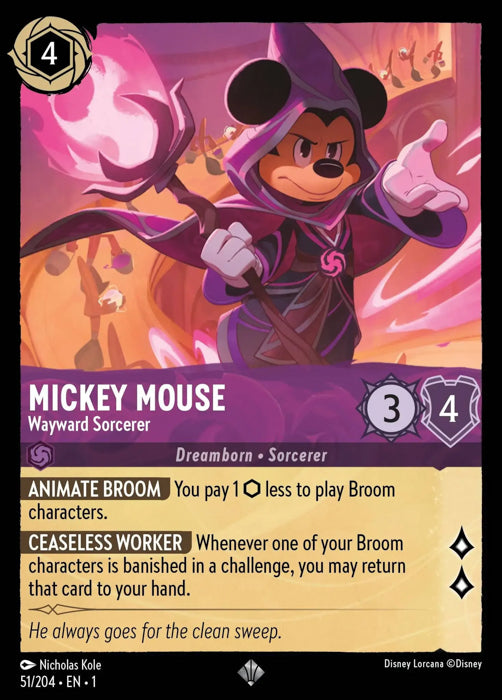 Mickey Mouse - Wayward Sorcerer 