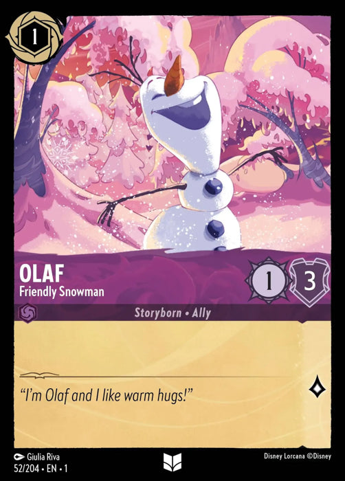 Olaf - Friendly Snowman 