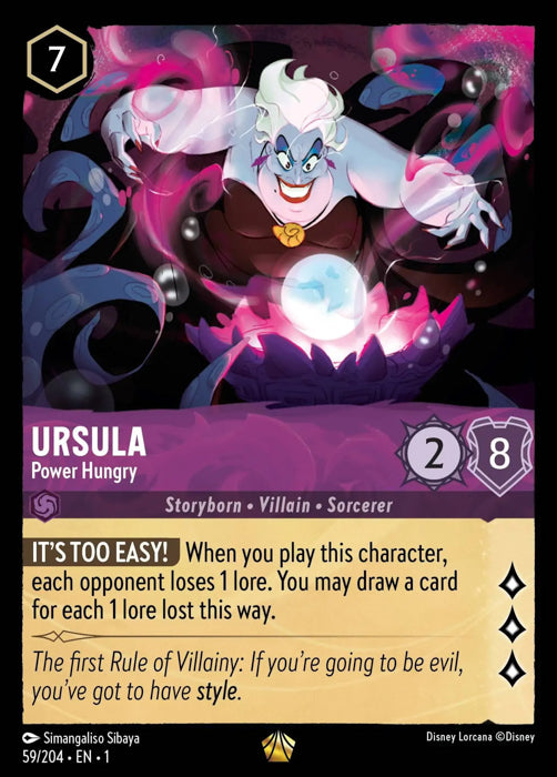 Ursula - Power Hungry 