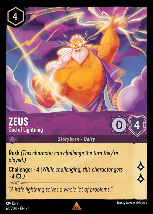 Zeus - God of Lightning 