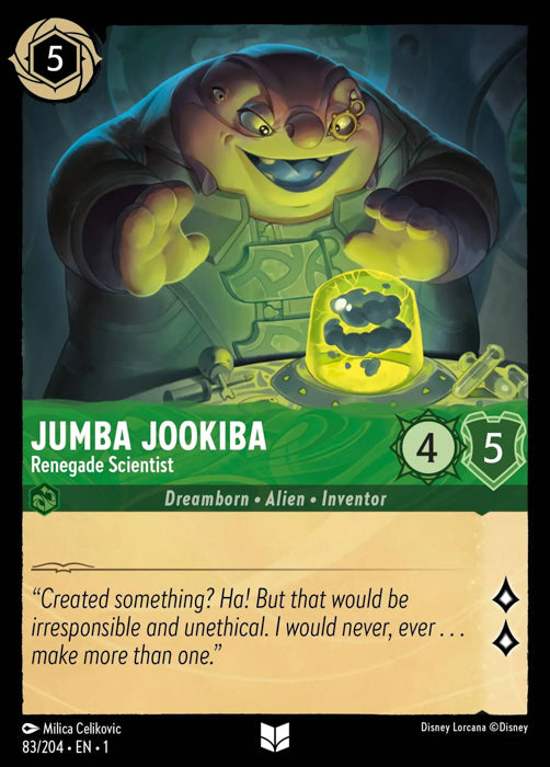 Jumba Jookiba - Renegade Scientist 