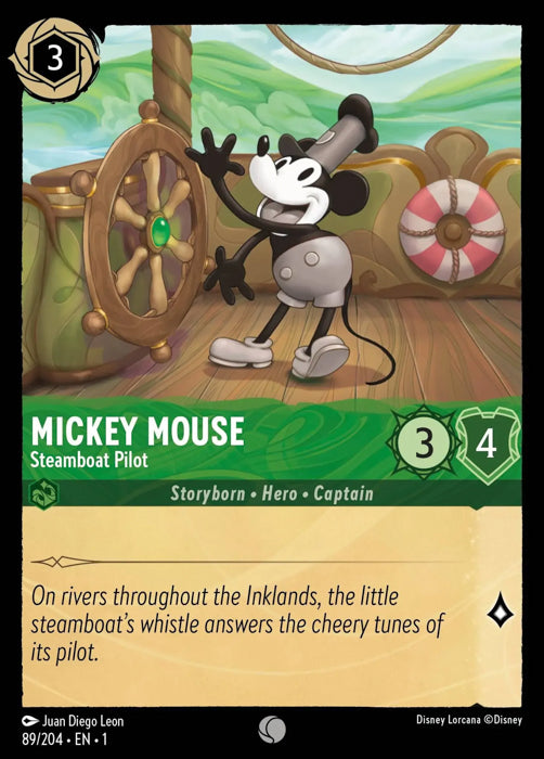 Mickey Mouse - Steamboat Pilot 