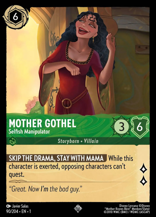 Mother Gothel - Selfish Manipulator 