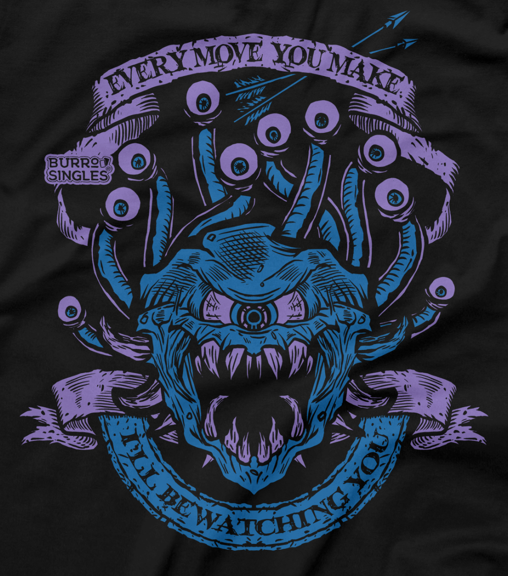 T-shirt Dungeons and Dragons Beholder