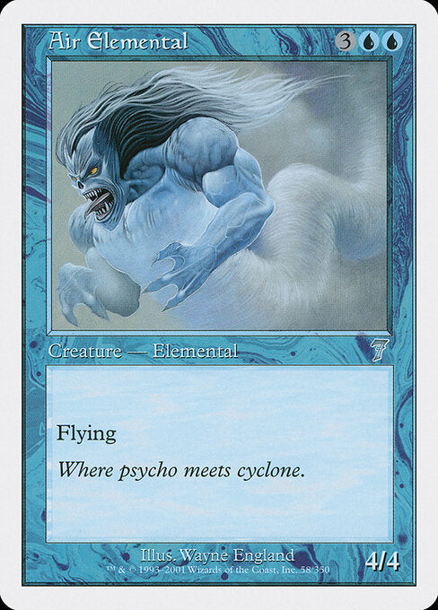 Air Elemental - Magic: The Gathering 7ED #58