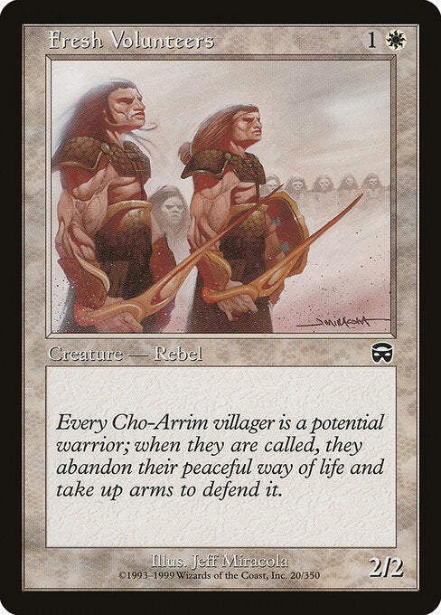 Fresh Volunteers - Magic: The Gathering MMQ #20