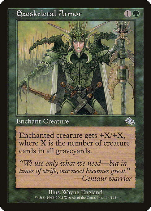 Exoskeletal Armor - Magic: The Gathering JUD #114