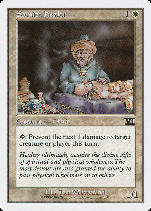 Samite Healer - Magic: The Gathering 6ED #40