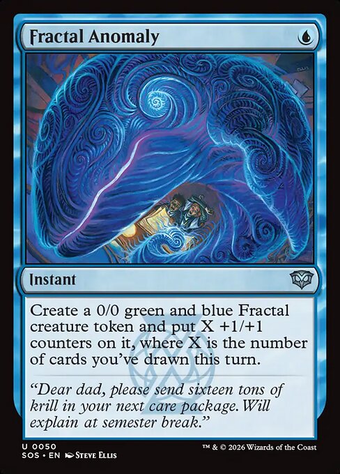 Fractal Anomaly - Magic: The Gathering SOS #50