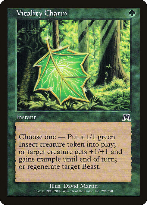 Vitality Charm - Magic: The Gathering ONS #296