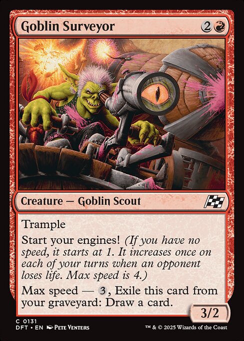 Goblin Surveyor - Magic: The Gathering DFT #131