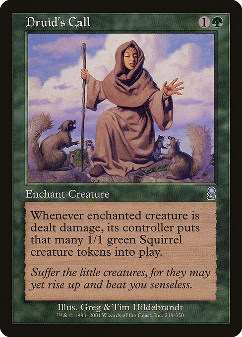 Druid's Call - Magic: The Gathering ODY #239