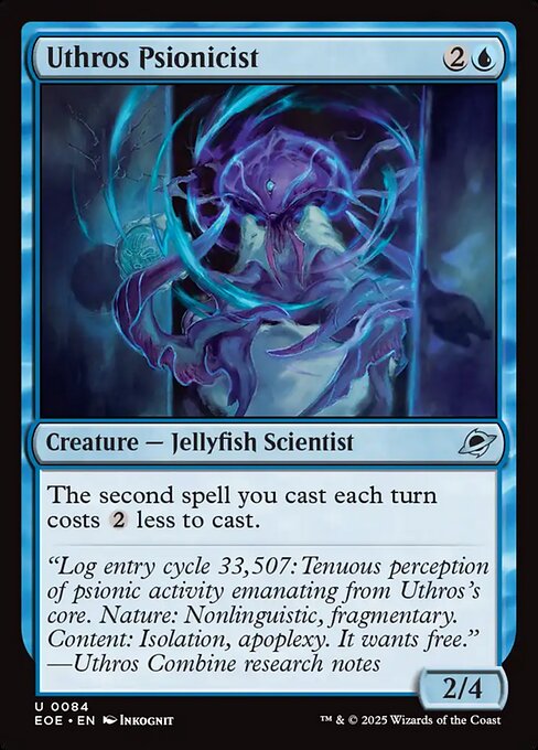 Uthros Psionicist - Magic: The Gathering EOE #84